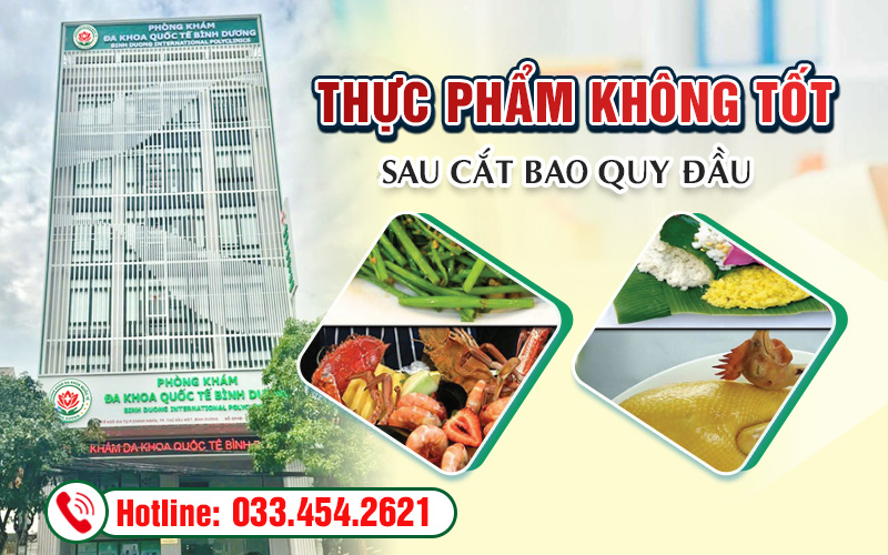 Cắt bao quy đầu kiêng ăn gì đóng vai trò quan trọng đối với việc hồi phục vết thương