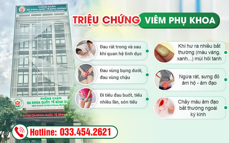 Nhận biết triệu chứng viêm phụ khoa