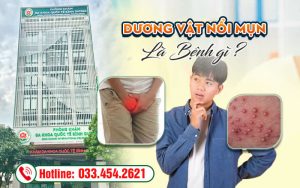 Dương vật nổi mụn là bệnh gì?