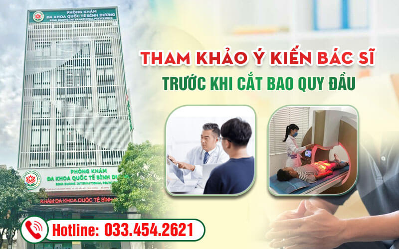 Những trường hợp nên cắt bao quy đầu