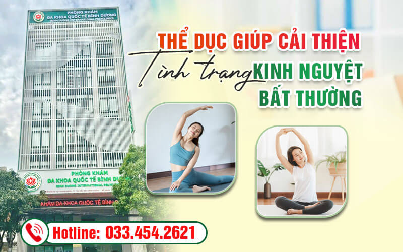Thể dục giúp cải thiện tình trạng kinh nguyệt bất thường