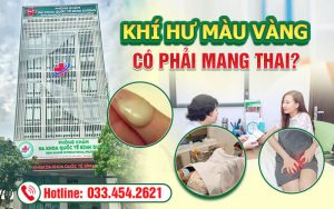 Ra khí hư màu vàng có phải mang thai không?