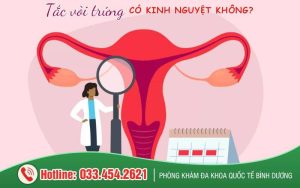 Tắc vòi trứng có kinh nguyệt không?