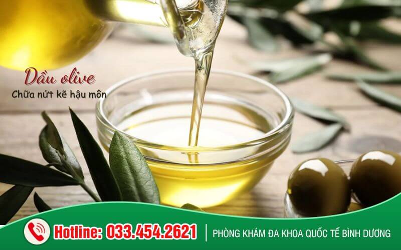 Cách chữa nứt hậu môn tại nhà sử dụng dầu oliu