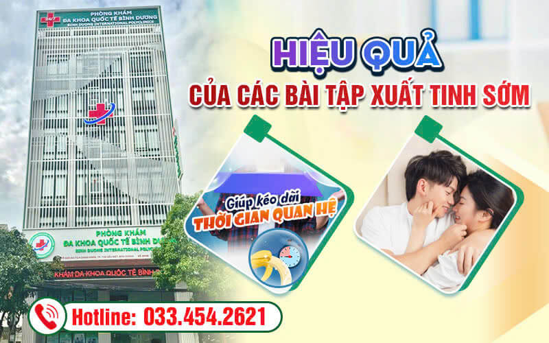 Hiệu quả của các bài tập xuất tinh sớm
