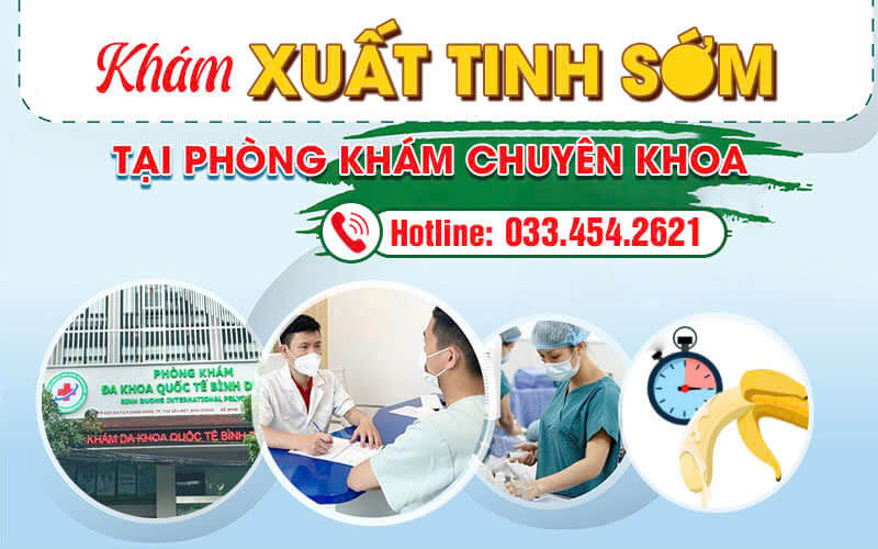 Thăm khám chuyên khoa trước khi dùng thuốc chống xuất tinh sớm