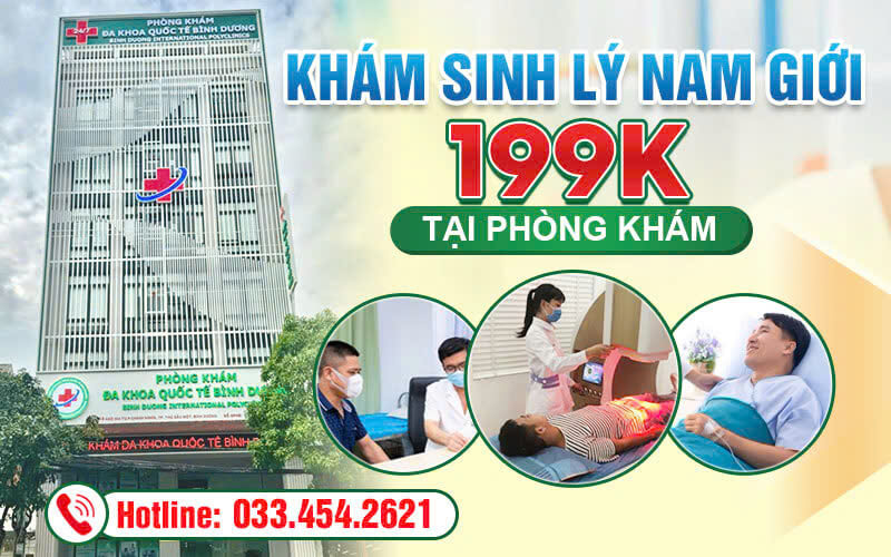 Khám xuất tinh sớm tại Bình Dương từ 199.000