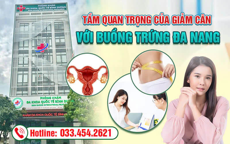 Tầm quan trọng của giảm cân với buồng trứng đa nang