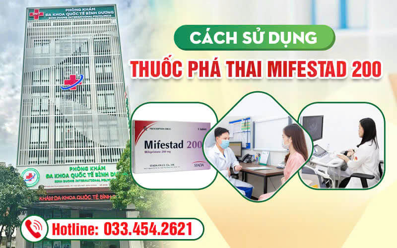 Cách sử dụng thuốc phá thai mifestad 200