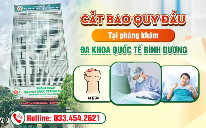 Cách cắt bao quy đầu hiện đại tại phòng khám đa khoa quốc tế Bình Dương